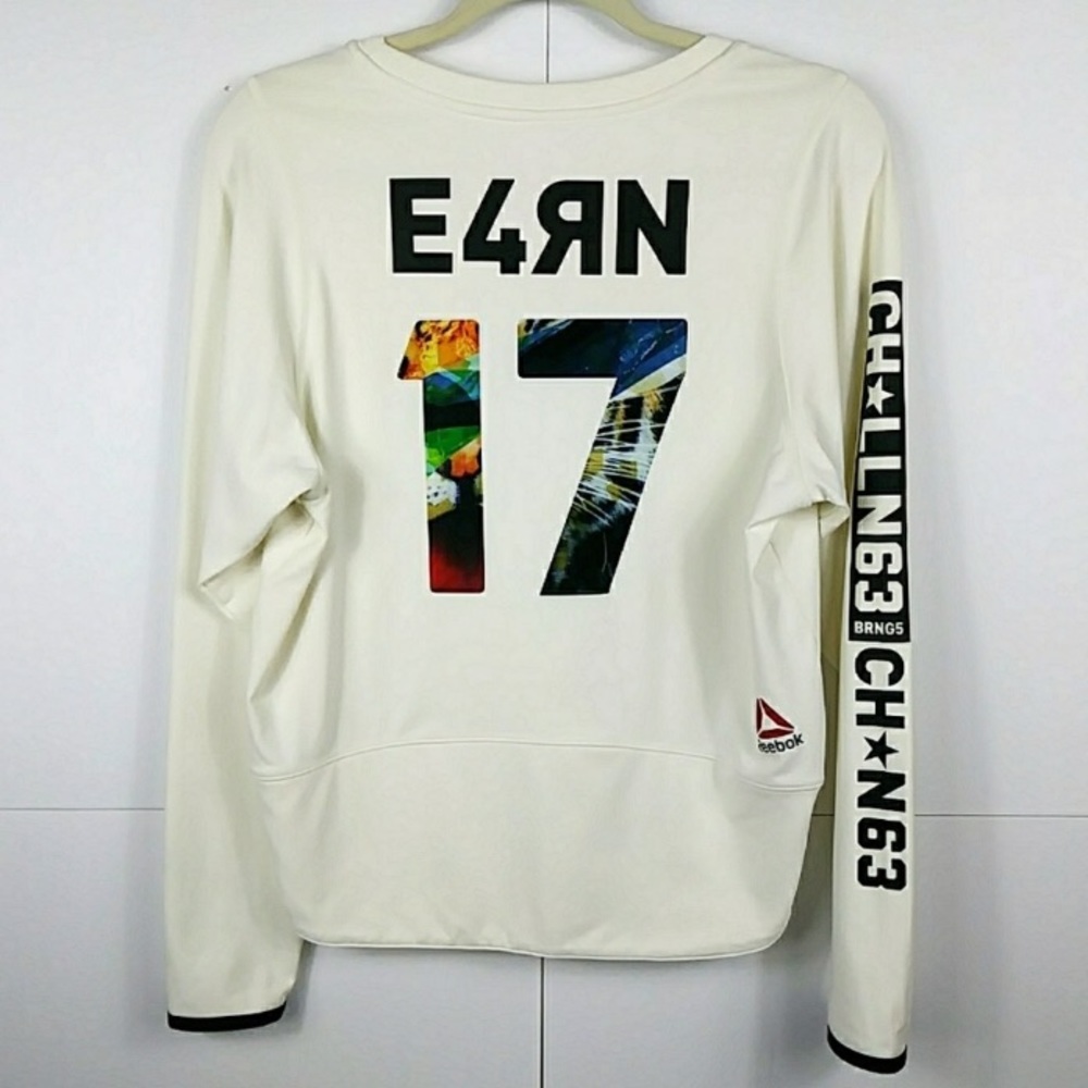 NWOT Reebok E4RN⭐️CH LLN 63 BRBGS Top XS